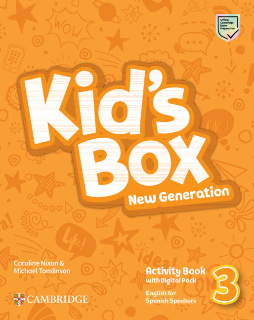 American kids box 3ed workbook with digital pack level 3. Kids box
