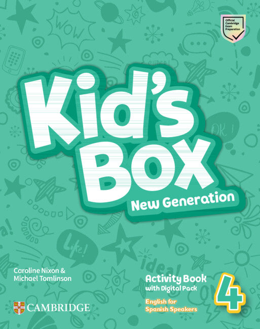 American kids box 3ed workbook with digital pack level 4. Kids box