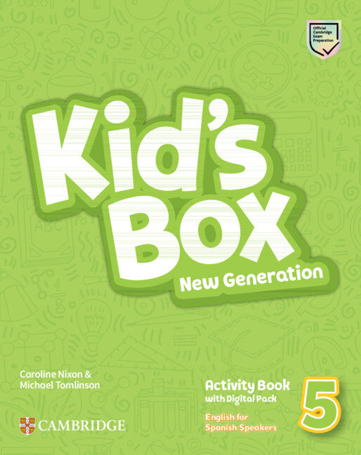 American kids box 3ed workbook with digital pack level 5. Kids box