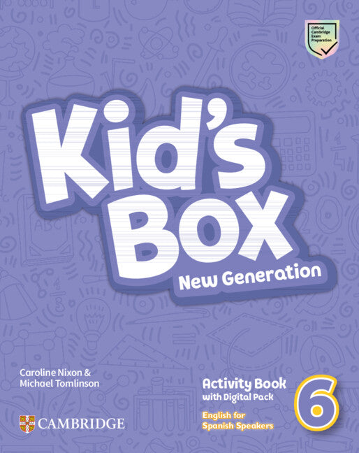 American kids box 3ed workbook with digital pack level 6. Kids box