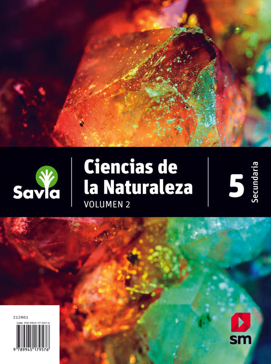 Set Ciencias de la Naturaleza 5 - volumen I y II. Savia