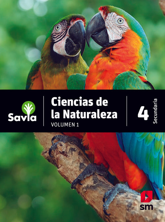 Set Ciencias de la Naturaleza 4 - volumen I y II. Savia